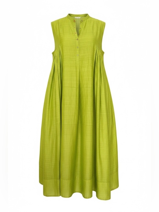 Injiri Dresses & Skirts - Injiri Cotton Silk Dress Green